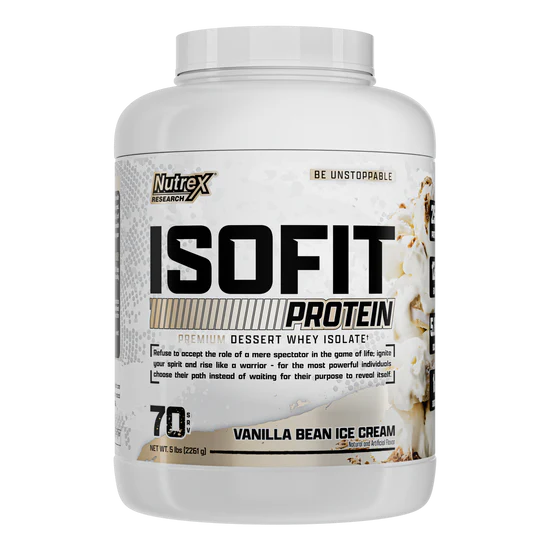 Nutrex - IsoFit Whey Protein Isolate 5Lbs - 70 Servings