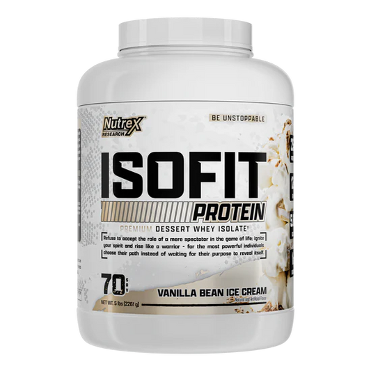 Nutrex - IsoFit Whey Protein Isolate 5Lbs - 70 Servings