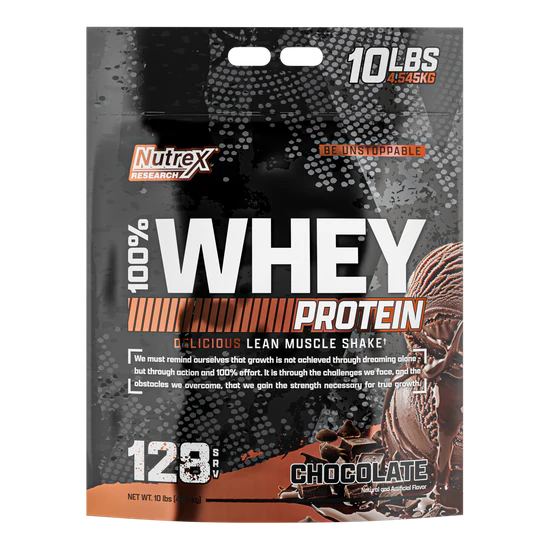 Nutrex - 100% Whey Protein 10 lbs - 128 Servings