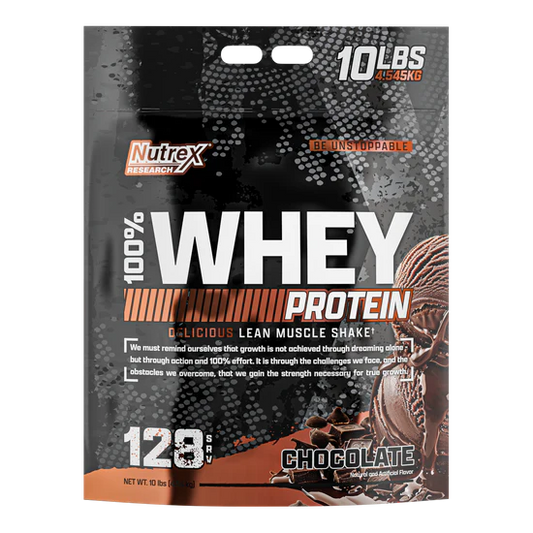 Nutrex - 100% Whey Protein 10 lbs - 128 Servings