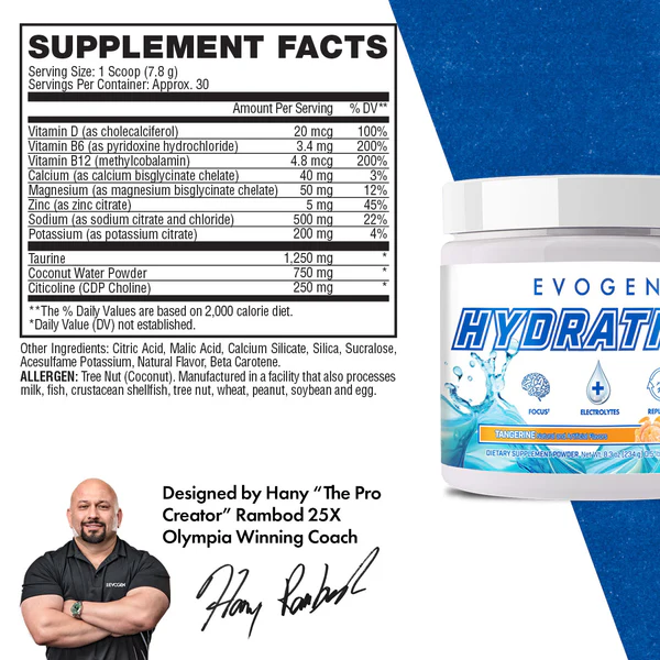 Evogen - Hydration Full Spectrum Electrolyte - 30 Servings