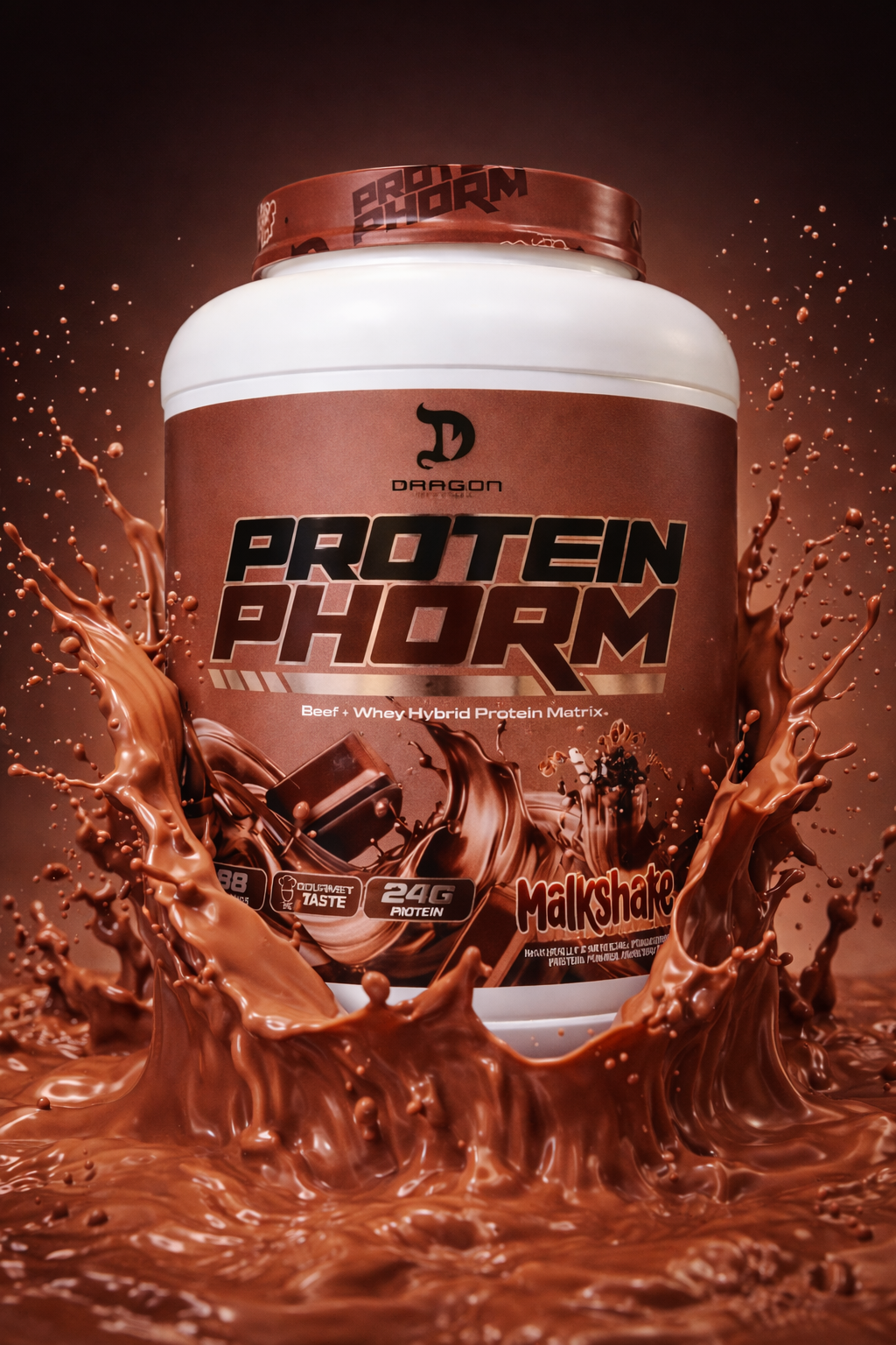 Dragon Pharma - ProteinPhorm Beef + Whey Protein - 5lbs