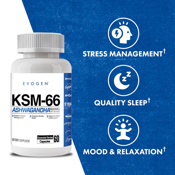 Evogen - KSM-66 Ashwagandha - 60 Servings