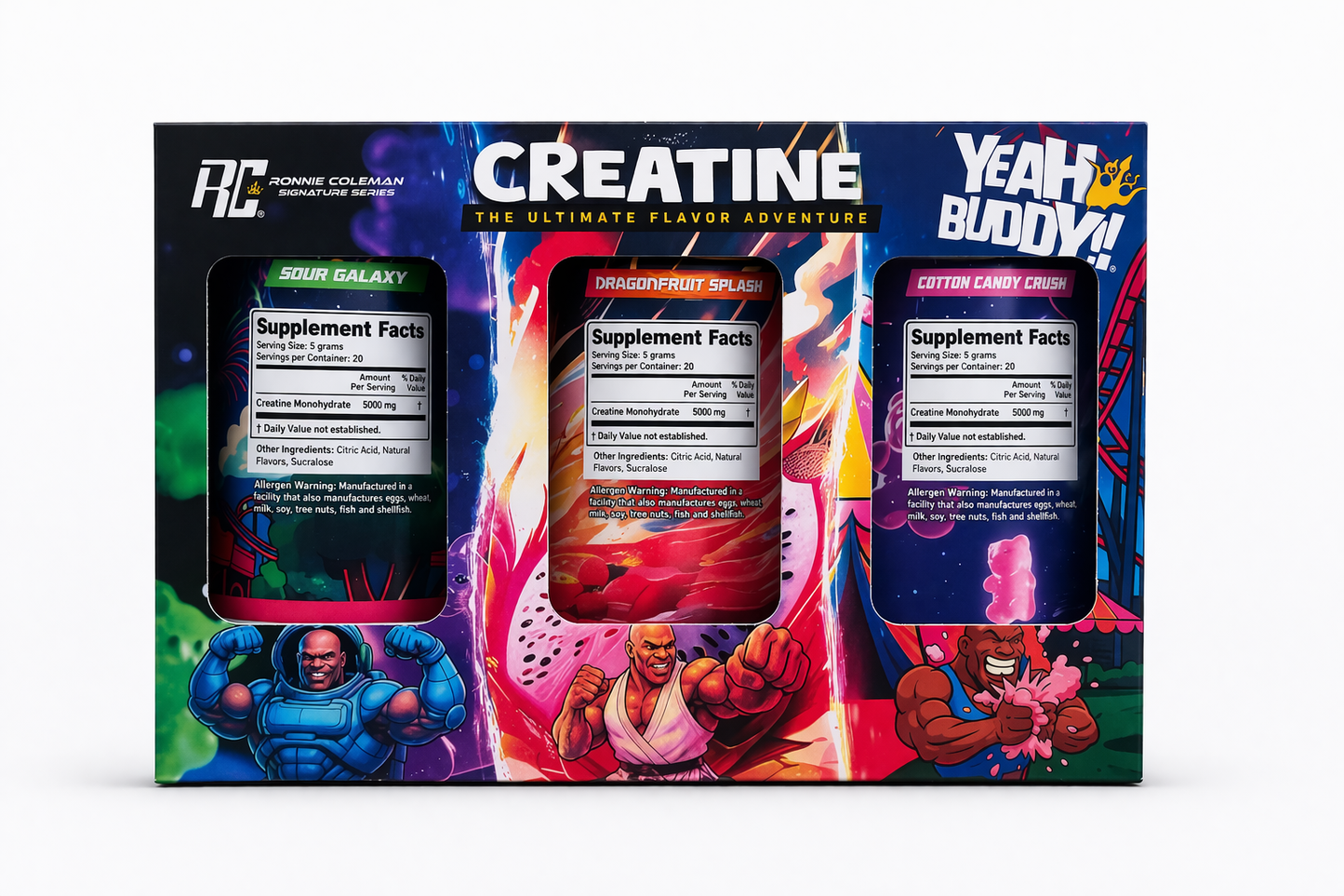 Ronnie Coleman - Creatine Adventure Box Set - 60 Servings
