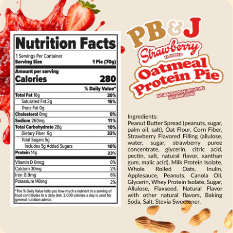 Redefine Foods - Oatmeal Protein Pie