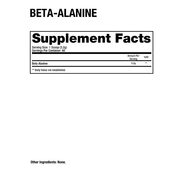 Dragon Pharma - Beta-Alanine - 60 Servings