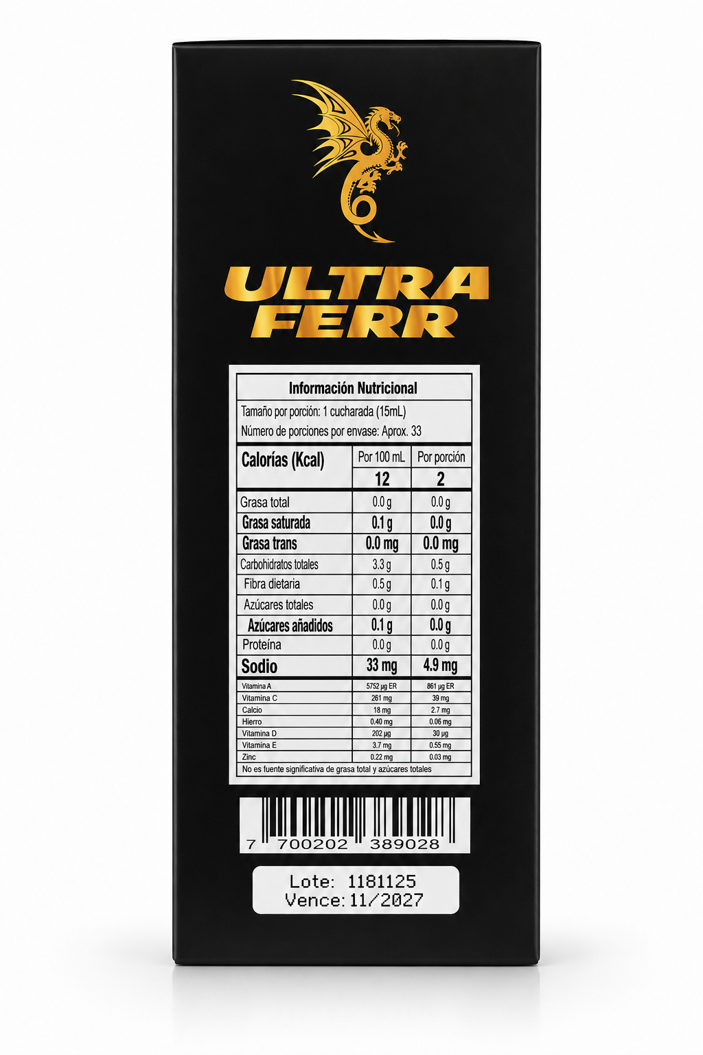 Ultra Ferr - Borojo y Maca - 33 Servings