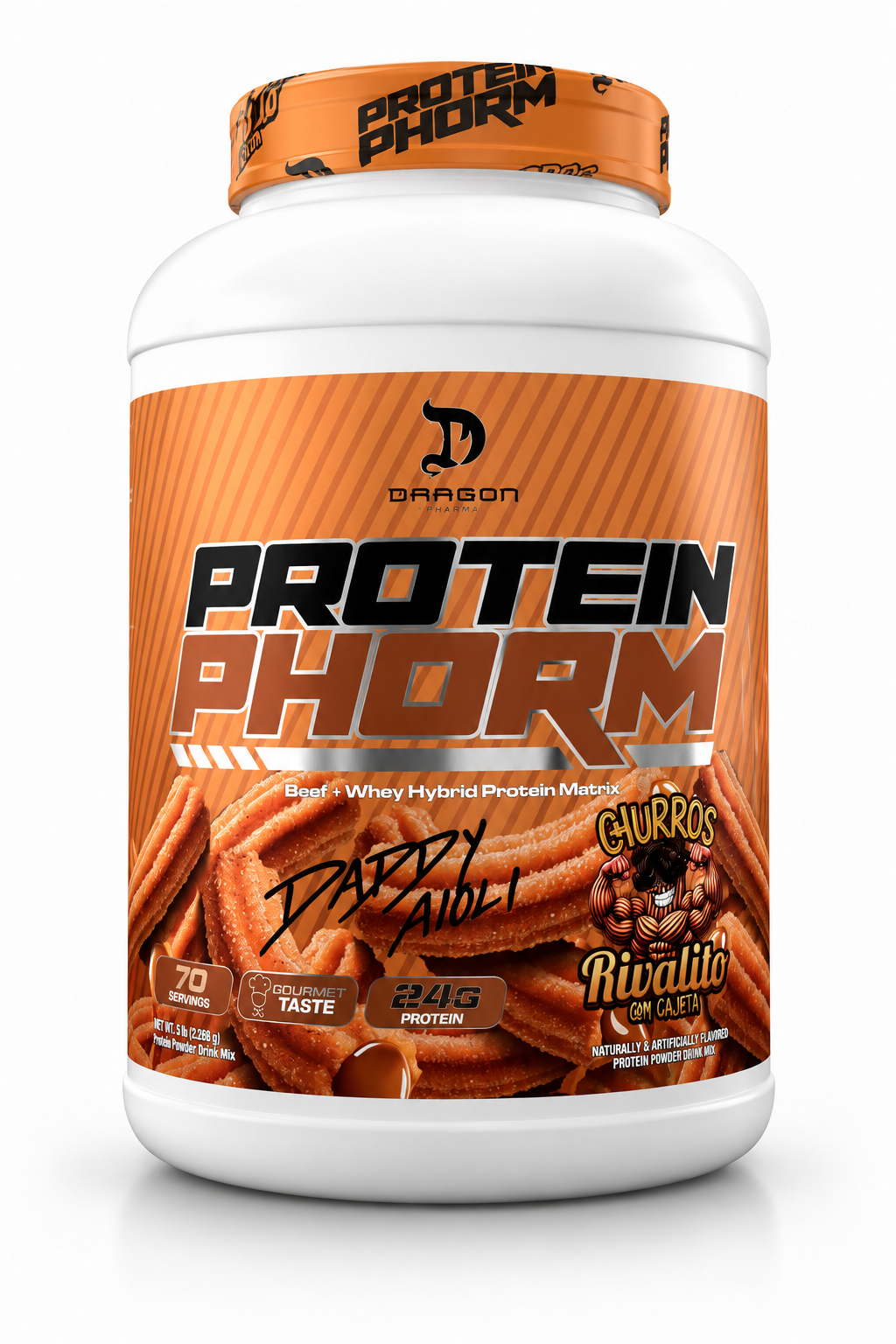 Dragon Pharma - ProteinPhorm Beef + Whey Protein - 5lbs