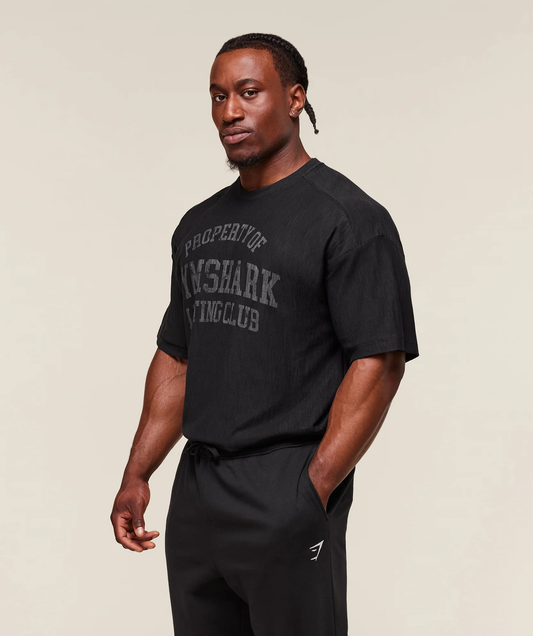 Gymshark - Lightweight Slub Textured T-Shirt - Talla S