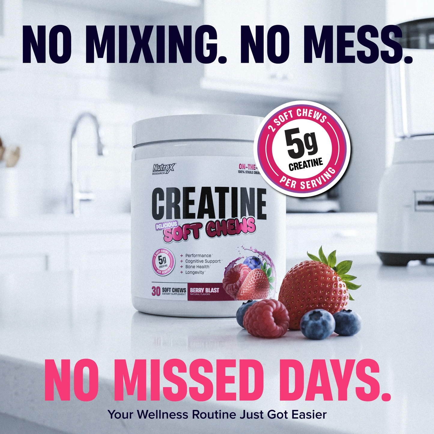Nutrex - Creatine Soft Chews - 15 Servings