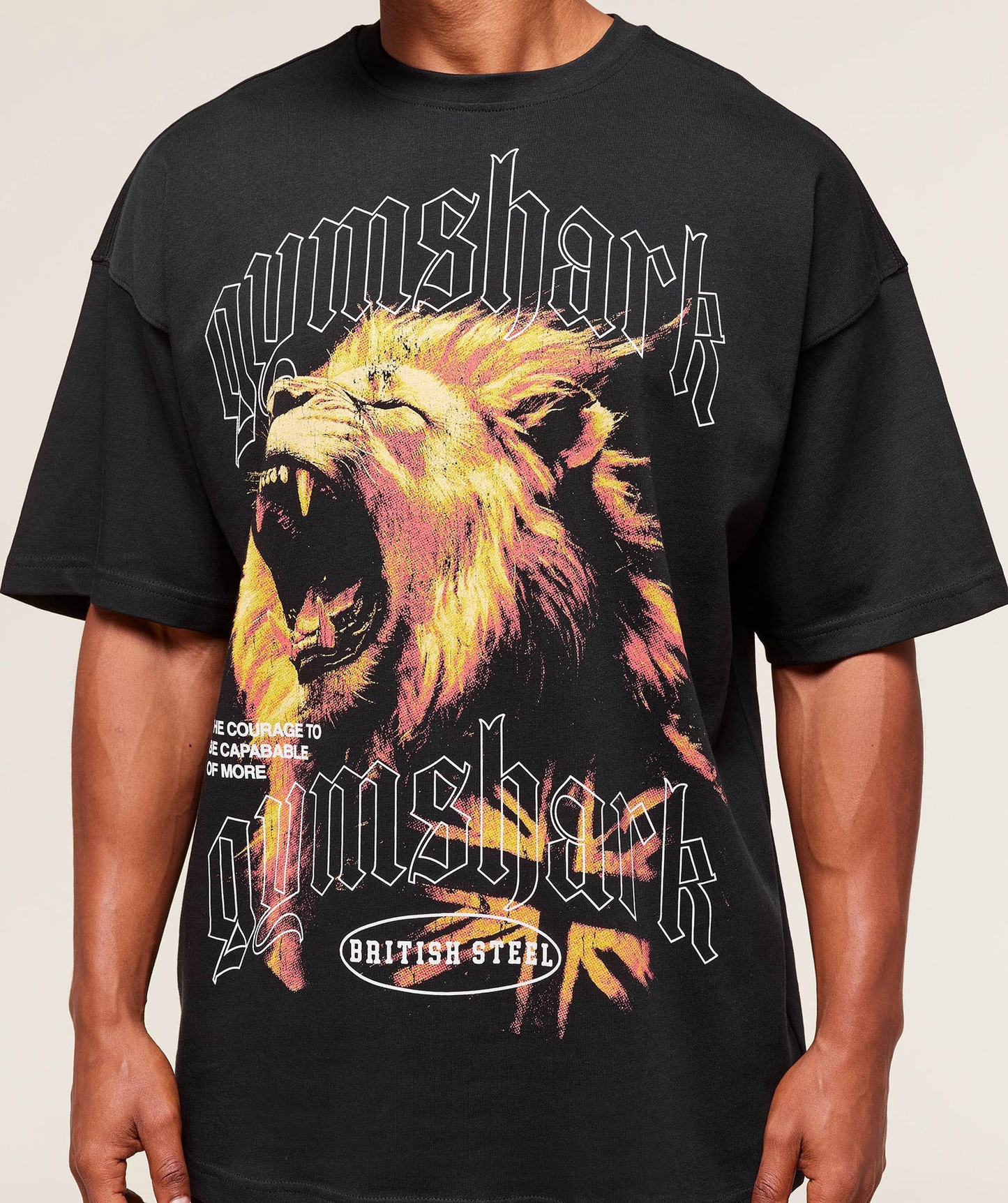 Gymshark - Oversized Lion Graphic Tee