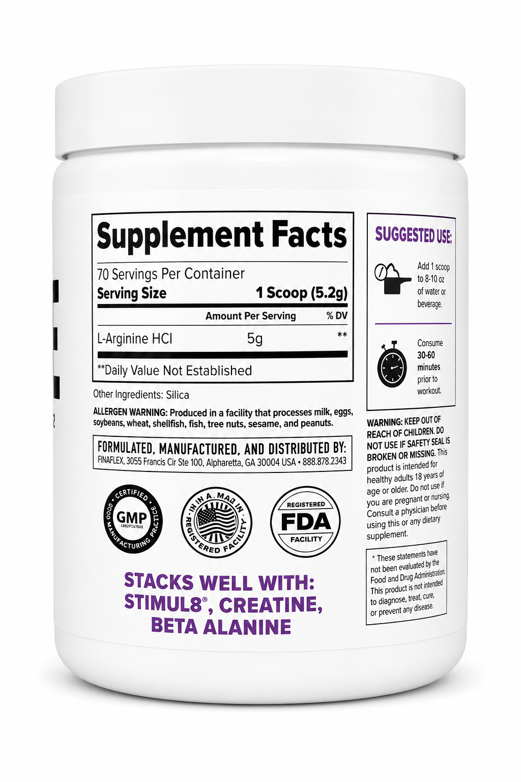 Finaflex - L arginine - 70 Servs