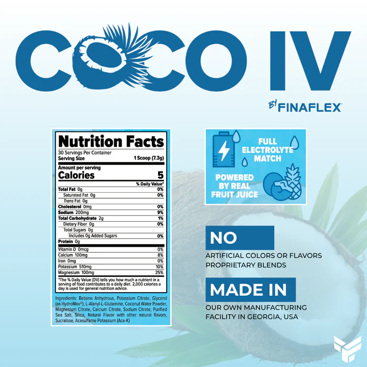 Finaflex - COCO IV Hydration Drink - 30 Servings