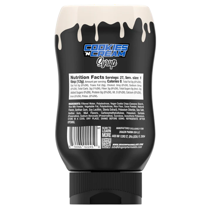 Dragon Dips Cookies and Cream Syrup