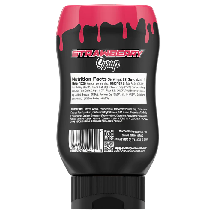 Dragon Dips Strawberry Syrup