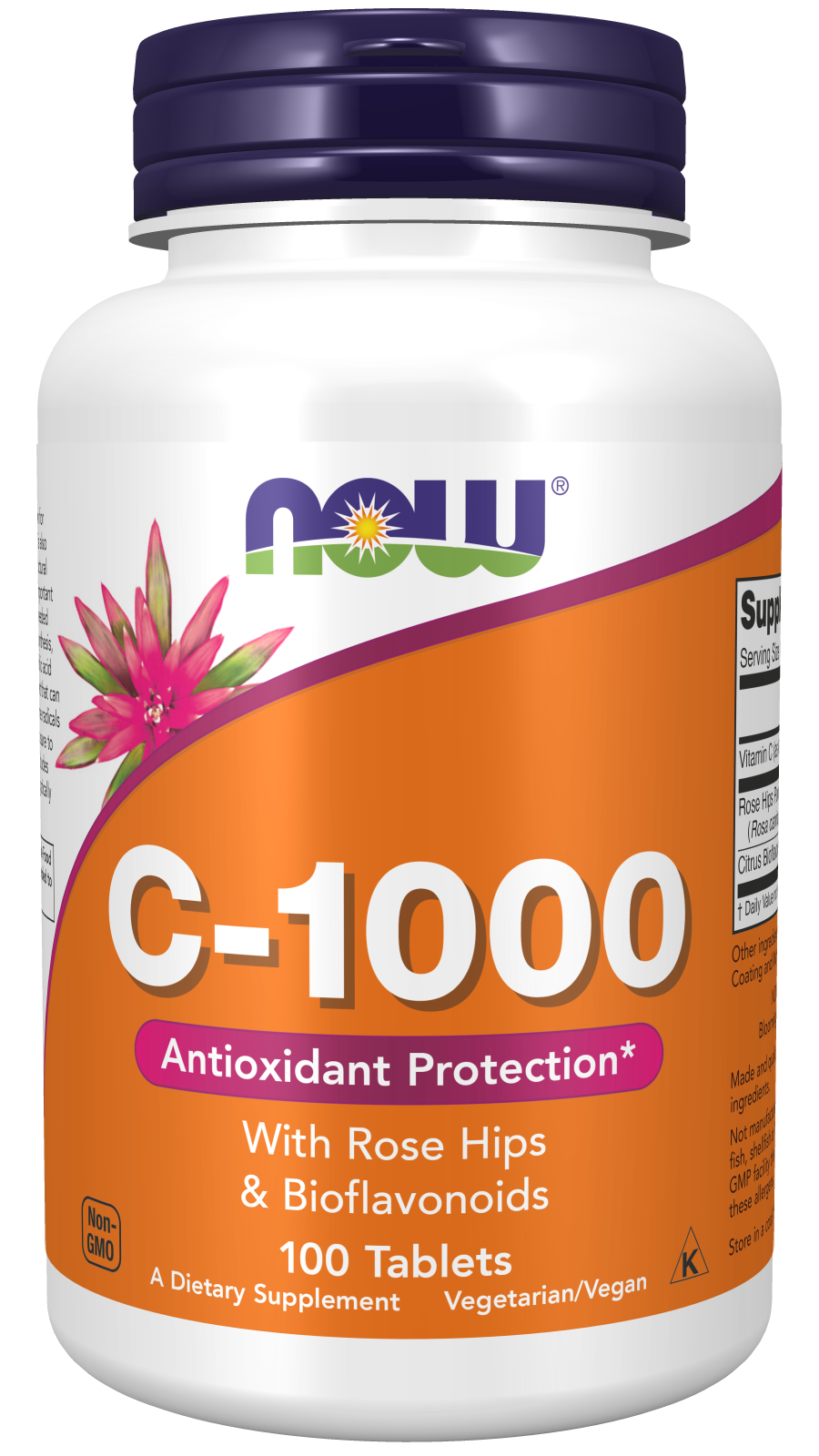 NOW Foods - Vitamin C-1000 - 100 Tabletas