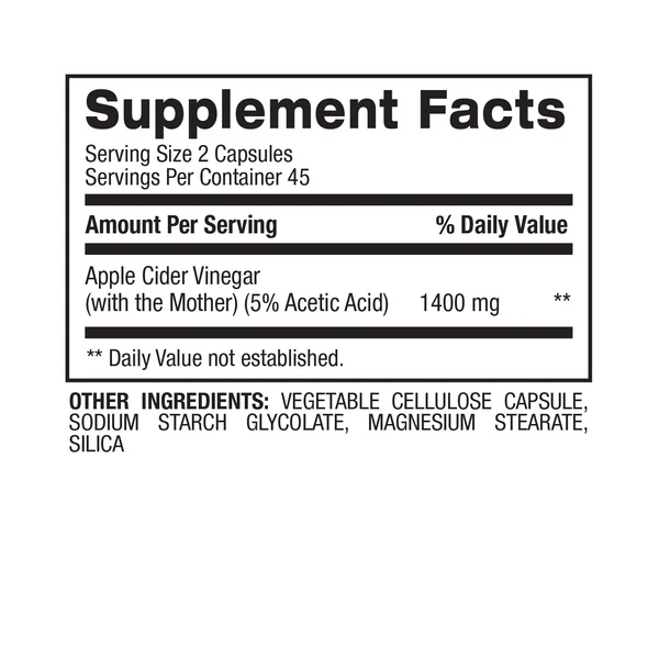 BPI Sports - Apple Cider Vinegar - 45 Servings