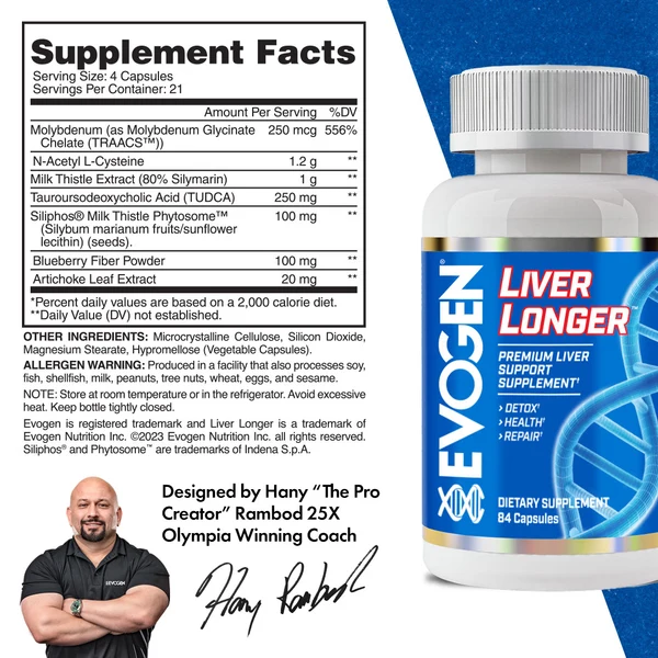 Evogen - Liver Longer - 21 Servings
