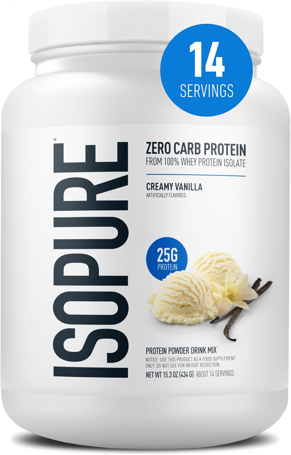 Isopure - Zero Carb Protein - 1 Lb