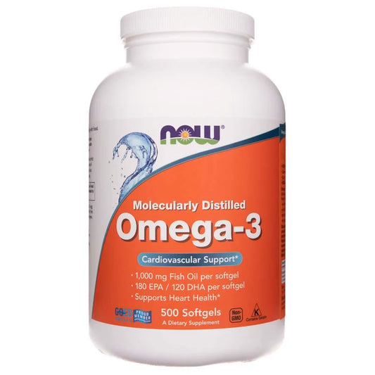 Omega 3 Now 500 cápsulas